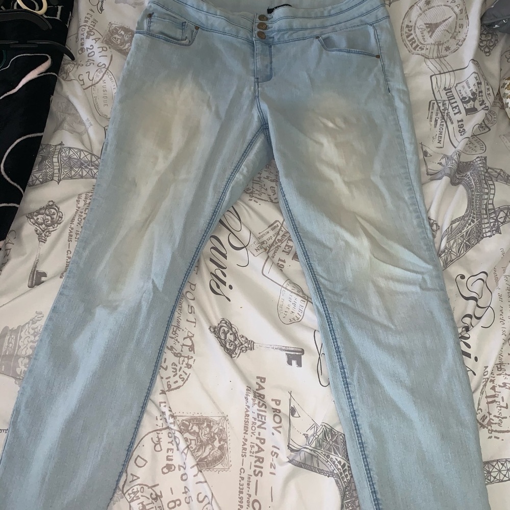 D.jeans light wash size 14!